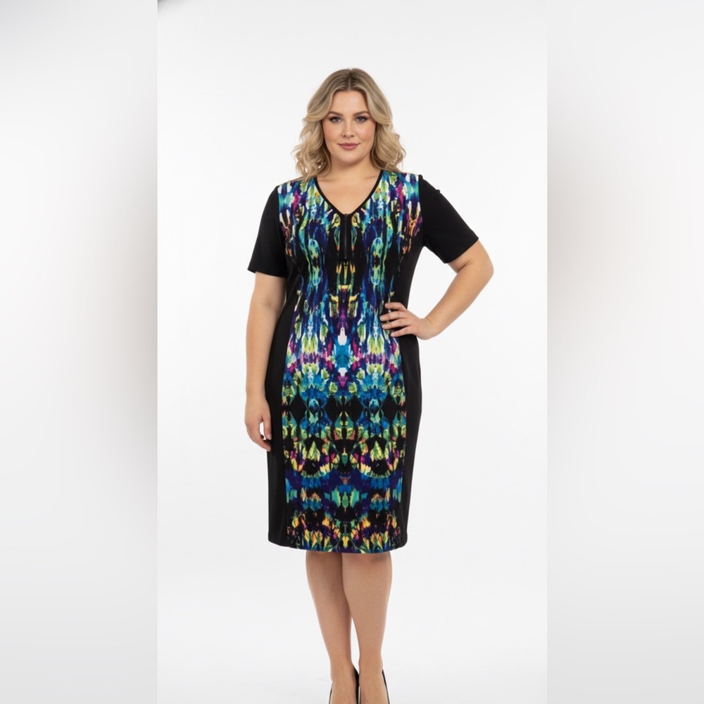 Maggy London Vibrant Abstract Mini Dress